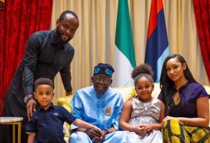 President Bola Ahmed Tinubu celebrates Christmas with Family, and Shares a Photoshoot Moment with Family